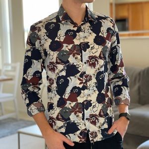 Men’s Printed Button Down